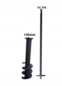Handbohrer - Brunnenbohrer  Schneke 1m 145mm