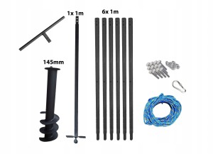 Handbohrer - Brunnenbohrer   145mm 7m