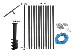 Handbohrer - Brunnenbohrer   145mm 12m