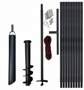Handbohrer - Brunnenbohrer   120mm 10m +Plunscher 90