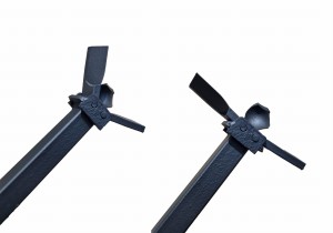 Klappbarer Bohrmesser für 110/125-mm-Rohre + 100-mm-Bohrer