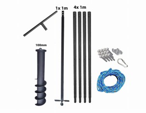 Handbohrer - Brunnenbohrer   120mm 5m PWSAM (1)
